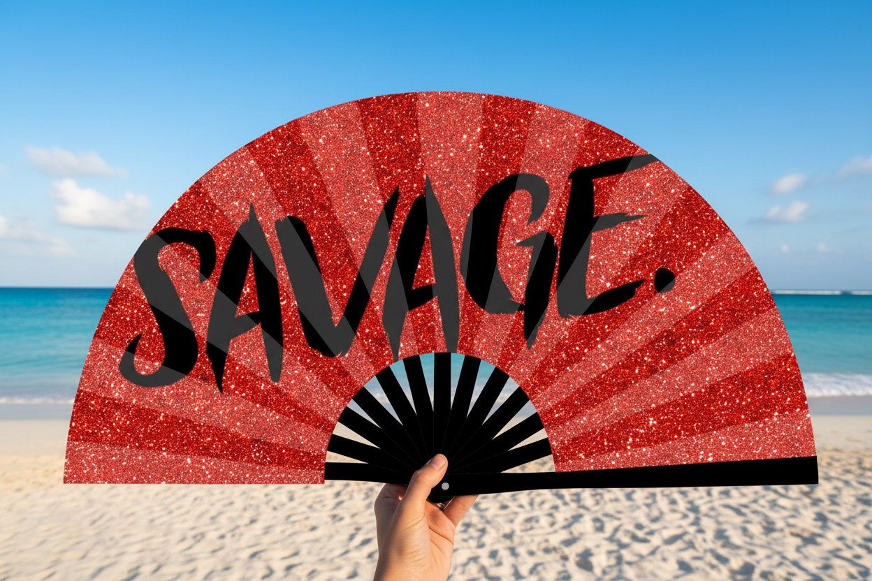 Savage Glitter XL Fan-4