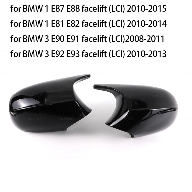Premium Carbon Fiber Style M3 Side Mirror Covers for BMW 1 & 3 Series (E81, E82, E87, E88, E90, E91, E92, E93)