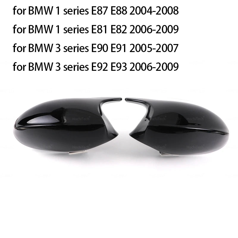 Premium Carbon Fiber Style M3 Side Mirror Covers for BMW 1 & 3 Series (E81, E82, E87, E88, E90, E91, E92, E93)