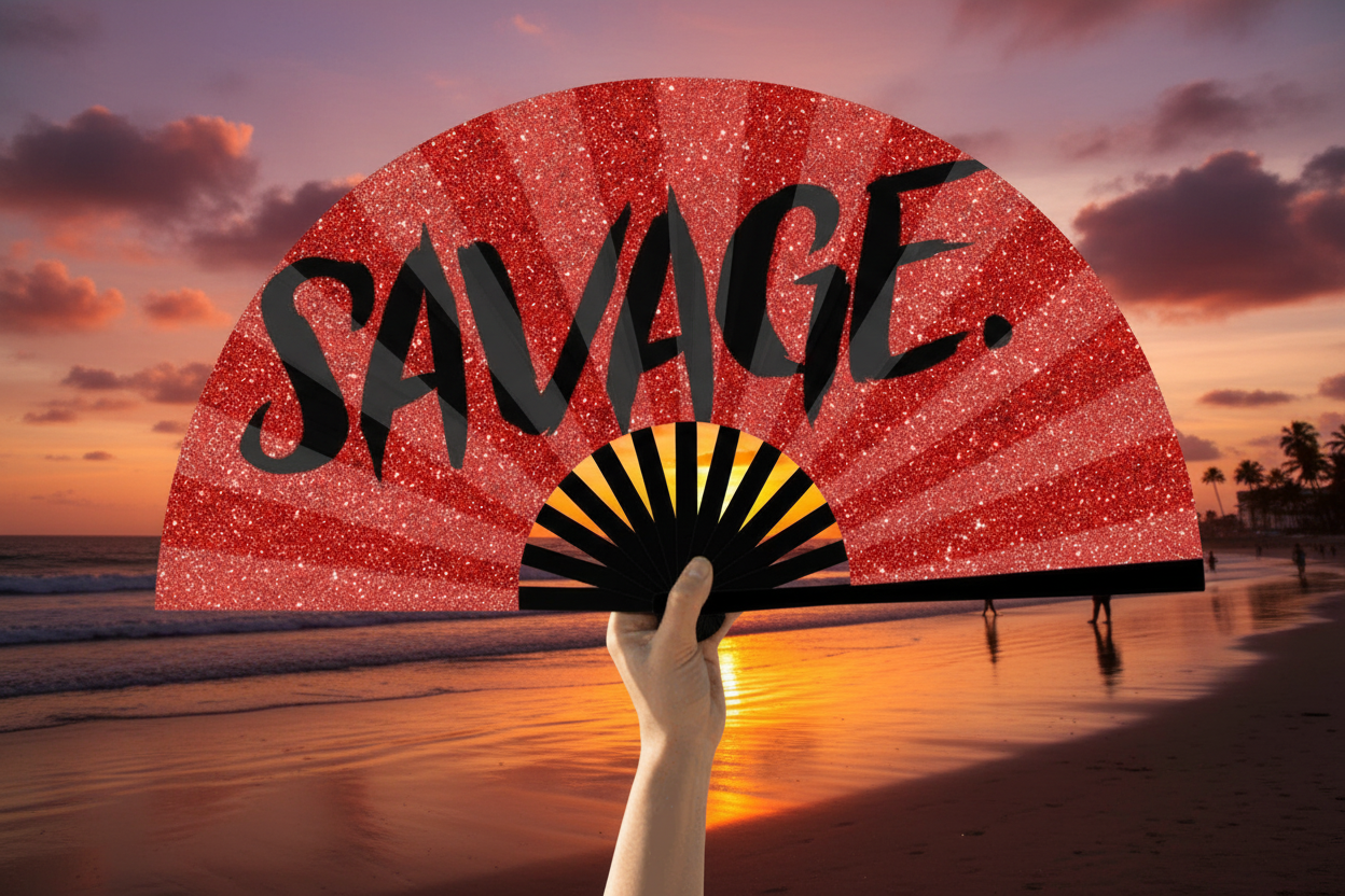 Savage Glitter XL Fan-1